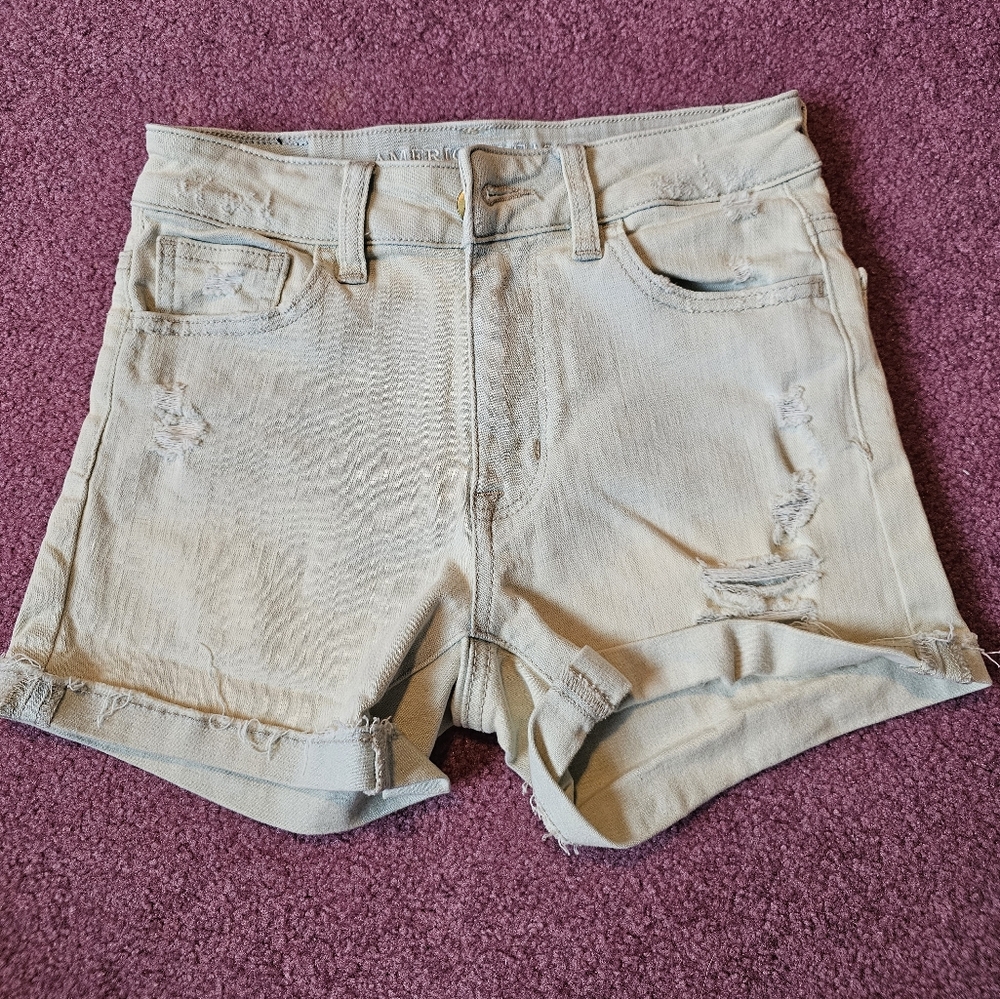 American eagle hi rise shortie